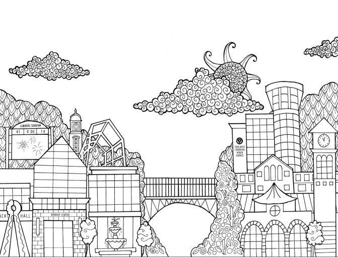 GVSU Coloring Page